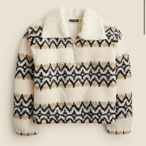J. Crew Sherpa Half Zip Fleece